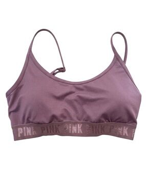 NWOT PINK Victoria's Secret Mauve Sports Bra Bralette Size Large